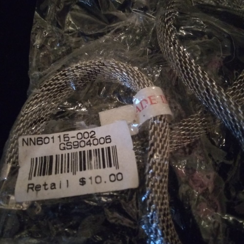 Silver Snake Rope Choker - Picture 3 of 4